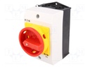 Switch: main cam switch; Stabl.pos: 2; 20A; OFF-ON; Poles: 3; 6.5kW