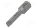 Screwdriver bit; slot; 4,0x0,5mm; Overall len: 25mm; Torsion