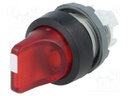 Switch: rotary; Stabl.pos: 2; 22mm; red; Illumin: MLB-1; IP66; Pos: 3