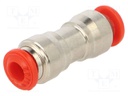 Push-in fitting; straight,inline splice; -0.99÷20bar; 4nm