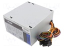 Power supply: computer; ATX; 420W; Features: fan 12cm