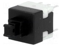 Microswitch TACT; DPDT; Pos: 2; 0.1A/30VDC; THT; none; 1.6N; 8x8mm