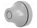 Grommet; Ømount.hole: 23mm; Panel thick: 1÷4mm; L: 22.2mm; grey