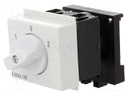 Module: rotary switch; 20A; Mounting: DIN; IP20; 250VAC; 52x65x60mm