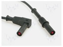 Test lead; 1m; black; 20A; Cond.cross sec: 1mm2