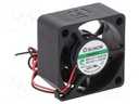 Fan: DC; axial; 12VDC; 30x30x15mm; 10.14m3/h; 27dBA; Vapo; 9500rpm