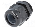 Cable gland; M25; IP68; Mat: polyamide; black