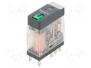 Relay: electromagnetic; DPDT; Ucoil: 12VDC; 5A/250VAC; 5A/30VDC; 5A