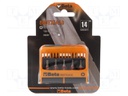 Kit: screwdriver bits; Pcs: 10; Kit: universal magnetic holder