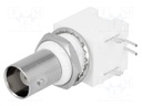 Socket; BNC; female; insulated; angled 90°; 50Ω; THT; Vswr: 1.3