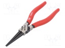 Pliers; round; 160mm; Conform to: DIN/ISO 5745