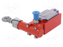 Safety switch: singlesided rope switch; NC x2 + NO; -25÷70°C