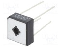 Single-phase bridge rectifier; Urmax: 600V; If: 10A; Ifsm: 200A