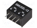 Converter: DC/DC; 2W; Uin: 4.5÷5.5V; Uout: 12VDC; Iout: 33÷167mA