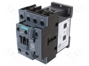 Contactor: 4-pole; NO x4; Auxiliary contacts: NO + NC; 230VAC