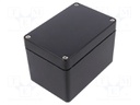 Enclosure: multipurpose; X: 75mm; Y: 110mm; Z: 75mm; polyester; black