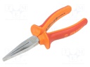 Pliers; side,cutting,for wire stripping,insulated; 160mm