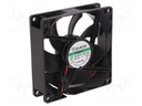 Fan: DC; axial; 12VDC; 92x92x25mm; 76.05m3/h; 32dBA; Vapo; 2700rpm