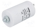 Capacitor: motors, run; 12uF; 450V; Ø40x70mm; -25÷70°C; ±5%; 3000h