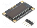 Module: display; OLED display; 3.3÷5VDC; I2C; SSD1306; 33x20mm