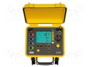 Meter: grounding resistance; LCD; IP53; 41÷513Hz; Illumin: yes