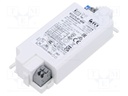 Power supply: switched-mode; LED; 30÷42VDC; 800mA÷1.05A; IP20