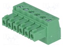Pluggable terminal block; 3.81mm; ways: 6; straight; plug; female