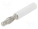 Adapter; 4mm banana; banana 2mm socket,banana 4mm plug; 10A