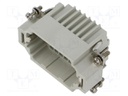 Heavy Duty Connector, CDD Series, CDD Class Series, Insert, 42 Contacts, Plug