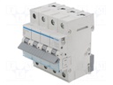 Circuit breaker; 230/400VAC; Inom: 50A; Poles: 4; DIN; Charact: C