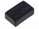 Isolated Board Mount DC/DC Converter, 4:1 Input, ITE, 1 Output, 12 W, 15 V, 800 mA