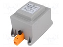 Transformer: mains; 200VA; 400VAC; 24V; Leads: terminal block; IP30