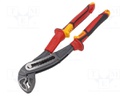 Pliers; insulated,adjustable; 240mm; Conform to: VDE