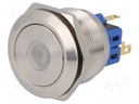 Switch: vandal resistant; Pos: 2; SPDT; 3A/220VAC; 5A/24VDC; IP65