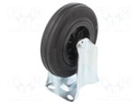 Transport wheel; Ø: 150mm; W: 40mm; H: 182mm; rigid; Dyn.load: 1.3kN