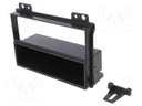 Radio mounting frame; Ford; 2 ISO; black