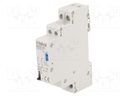 Relay: installation; bistable; NO x2; Ucoil: 24VDC; 17.6x90x65mm