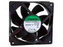 Fan: DC; axial; 24VDC; 120x120x38mm; 288.82m3/h; 51dBA; Len: 300mm