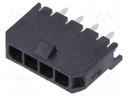 Socket; wire-board; male; Micro-Fit 3.0; 3mm; PIN: 4; THT; 5A; 600V