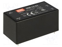 Power supply: switched-mode; modular; 15.12W; 24VDC; 0.63A; 59g