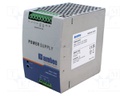 Power supply: switched-mode; for DIN rail; 480W; 24VDC; 20A; 3kV