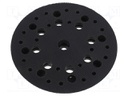 Bracking pad; 125mm; SX E 3125; with multi-perforation