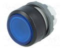 Switch: push-button; Stabl.pos: 2; 22mm; blue; Illumin: MLB-1; IP66