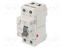 RCD breaker; Inom: 25A; Poles: 2; 230/400V; DIN; IP20; 1÷25mm2