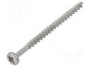 Screw; SPAX®; 4x60; Head: cheese head; Pozidriv; steel; zinc; BN: 615