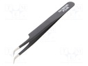 Tweezers; Blade tip shape: sharp; Tweezers len: 122mm; ESD