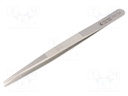 Tweezers; 160mm; Blades: straight