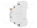 Relay: installation; monostable; NO x2; Ucoil: 12VAC; Mounting: DIN