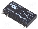 Relay: solid state; Ucntrl: 38÷72VDC; 100mA; 0÷48VDC; THT; SIP