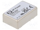 Isolated Board Mount DC/DC Converter, 2:1 Input, ITE, 2 Output, 6 W, 24 V, 125 mA, -24 V